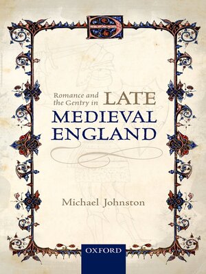 cover image of Romance and the Gentry in Late Medieval England
